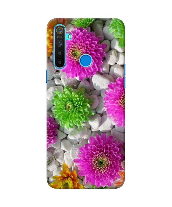 Natural Flower Stones Realme 5 / 5i / 5s Back Cover