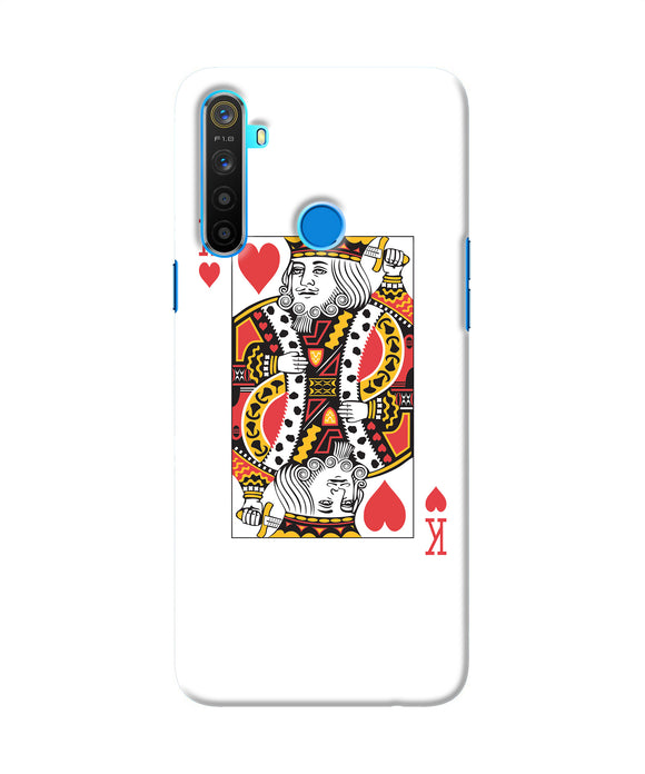 Heart King Card Realme 5 / 5i / 5s Back Cover