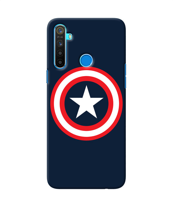 Captain America Logo Realme 5 / 5i / 5s Back Cover