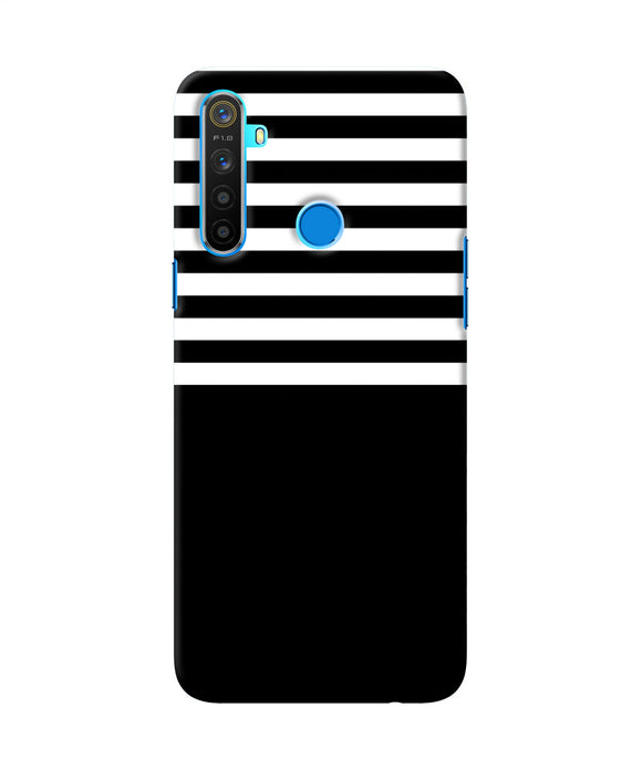 Black And White Print Realme 5 / 5i / 5s Back Cover