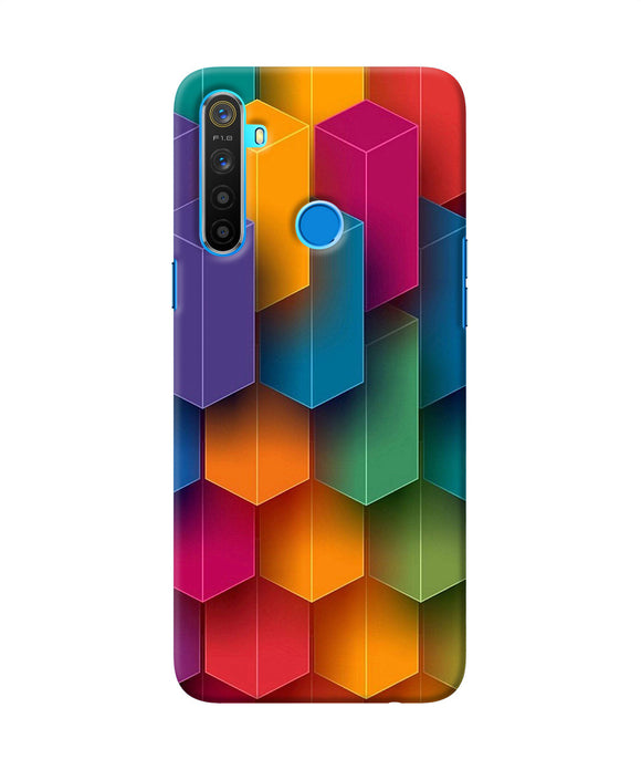 Abstract Rectangle Print Realme 5 / 5i / 5s Back Cover