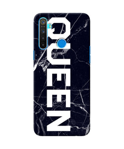 Queen Marble Text Realme 5 / 5i / 5s Back Cover