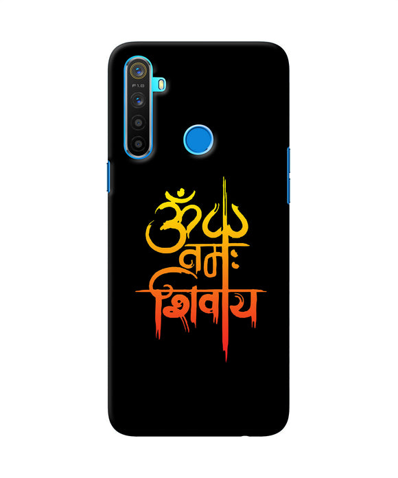 Om Namah Shivay Text Realme 5 / 5i / 5s Back Cover