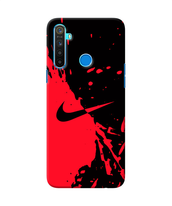 Nike Red Black Poster Realme 5 / 5i / 5s Back Cover