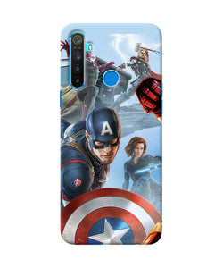 Avengers On The Sky Realme 5 / 5i / 5s Back Cover