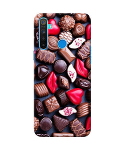 Valentine Special Chocolates Realme 5 / 5i / 5s Back Cover