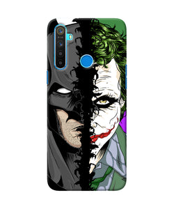 Batman Vs Joker Half Face Realme 5 / 5i / 5s Back Cover