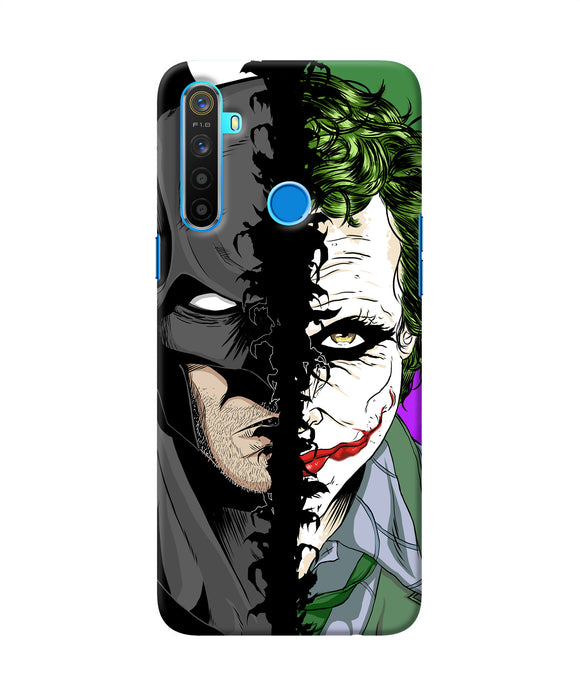 Batman Vs Joker Half Face Realme 5 / 5i / 5s Back Cover