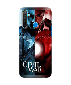 Civil War Realme 5 / 5i / 5s Back Cover