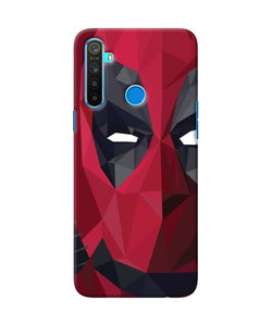 Abstract Deadpool Half Mask Realme 5 / 5i / 5s Back Cover