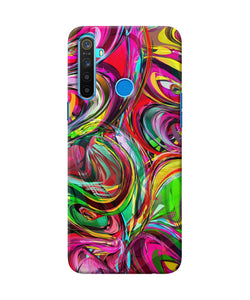 Abstract Colorful Ink Realme 5 / 5i / 5s Back Cover