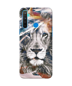 Lion Poster Realme 5 / 5i / 5s Back Cover