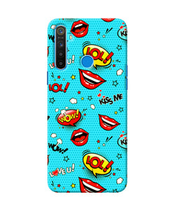 Lol Lips Print Realme 5 / 5i / 5s Back Cover