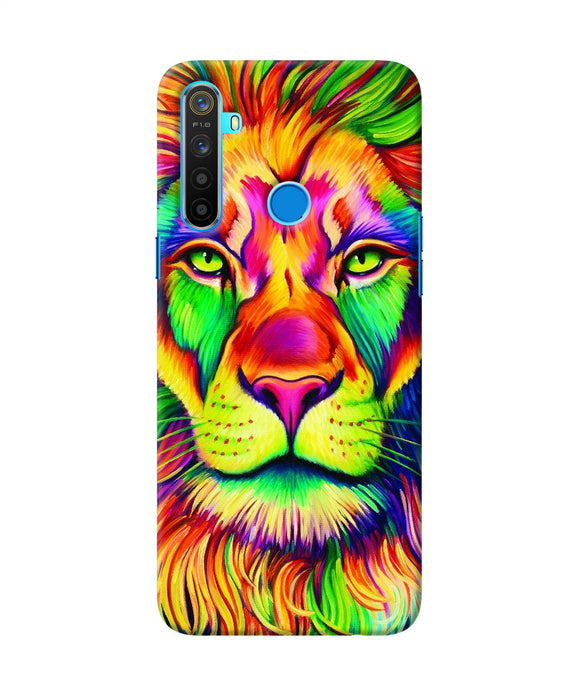 Lion Color Poster Realme 5 / 5i / 5s Back Cover