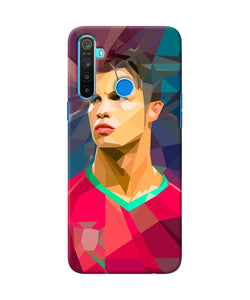 Abstract Ronaldo Realme 5 / 5i / 5s Back Cover