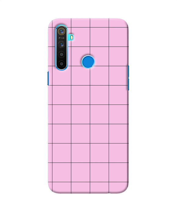 Pink Square Print Realme 5 / 5i / 5s Back Cover