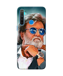 Rajnikant Painting Realme 5 / 5i / 5s Back Cover