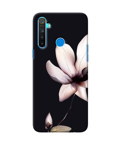 Flower White Realme 5 / 5i / 5s Back Cover