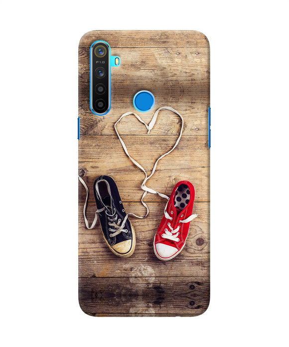 Shoelace Heart Realme 5 / 5i / 5s Back Cover