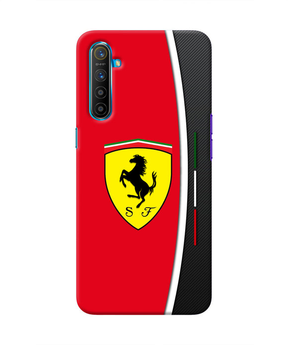 Ferrari Abstract Red Realme XT/X2 Real 4D Back Cover