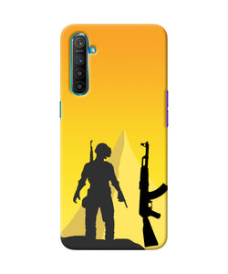 PUBG Silhouette Realme XT/X2 Real 4D Back Cover