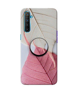 White Pink Leaf Realme XT/X2 Pop Case