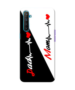 Mom Dad Heart Line Realme Xt / X2 Back Cover