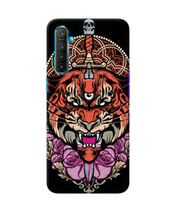 Abstract Tiger Realme Xt / X2 Back Cover