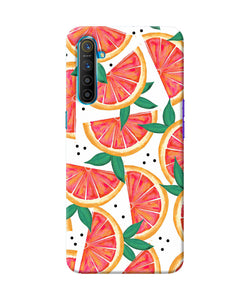 Abstract Orange Print Realme Xt / X2 Back Cover