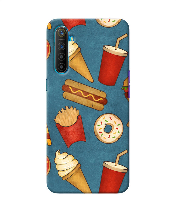 Abstract Food Print Realme Xt / X2 Back Cover