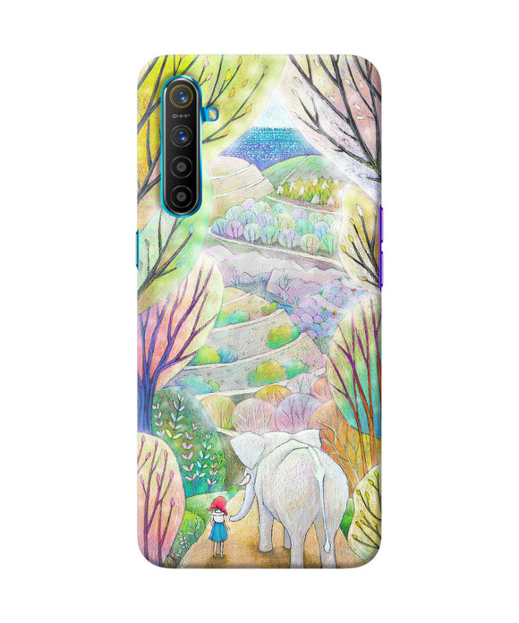 Natual Elephant Girl Realme Xt / X2 Back Cover