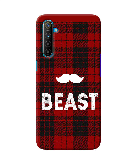 Beast Red Square Realme Xt / X2 Back Cover