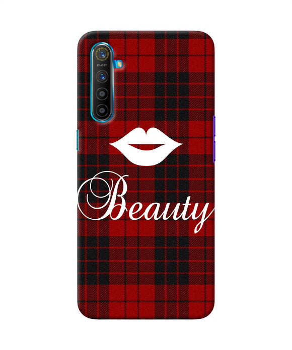 Beauty Red Square Realme Xt / X2 Back Cover