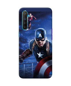 Captain With Ironman Realme Xt / X2 Back Cover