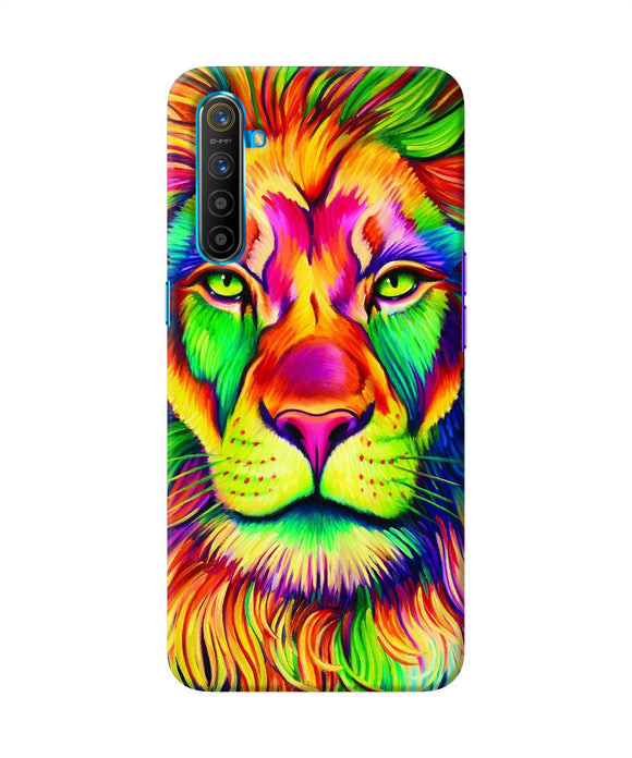 Lion Color Poster Realme Xt / X2 Back Cover