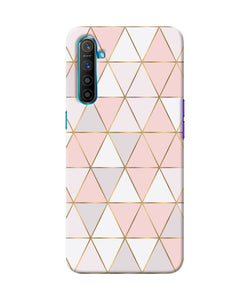 Abstract Pink Triangle Pattern Realme Xt / X2 Back Cover