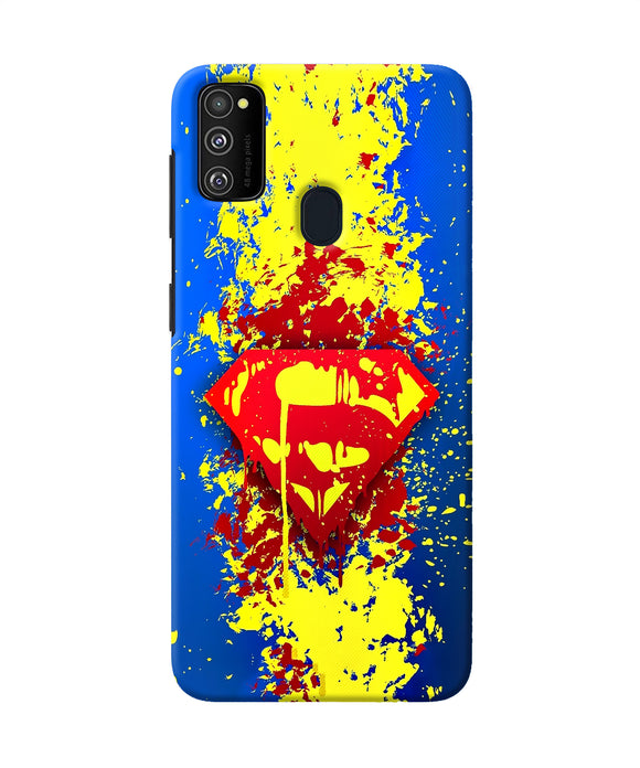 Superman Logo Samsung M30s Back Cover