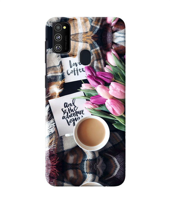 Love Coffee Quotes Samsung M30s Back Cover
