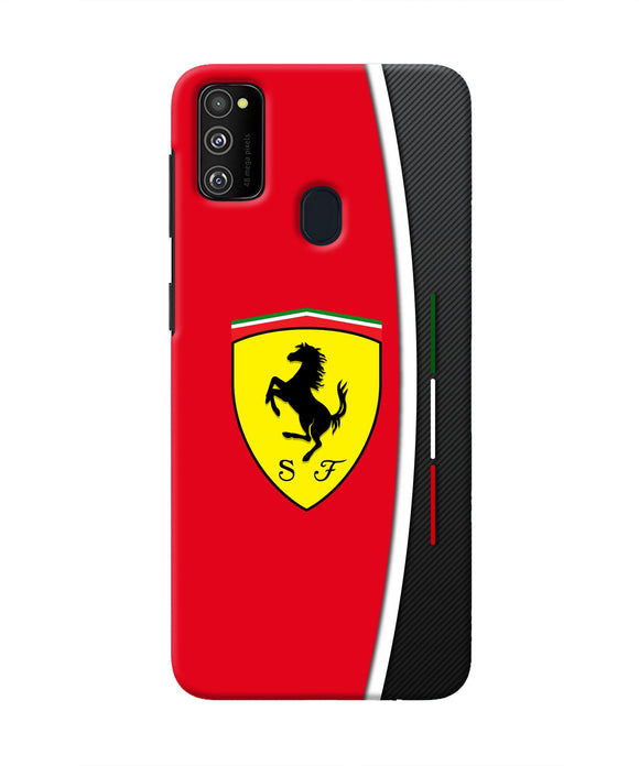 Ferrari Abstract Red Samsung M30s Real 4D Back Cover