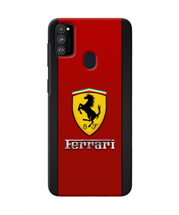 Ferrari Abstract Maroon Samsung M30s Real 4D Back Cover