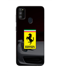 White Ferrari Samsung M30s Real 4D Back Cover