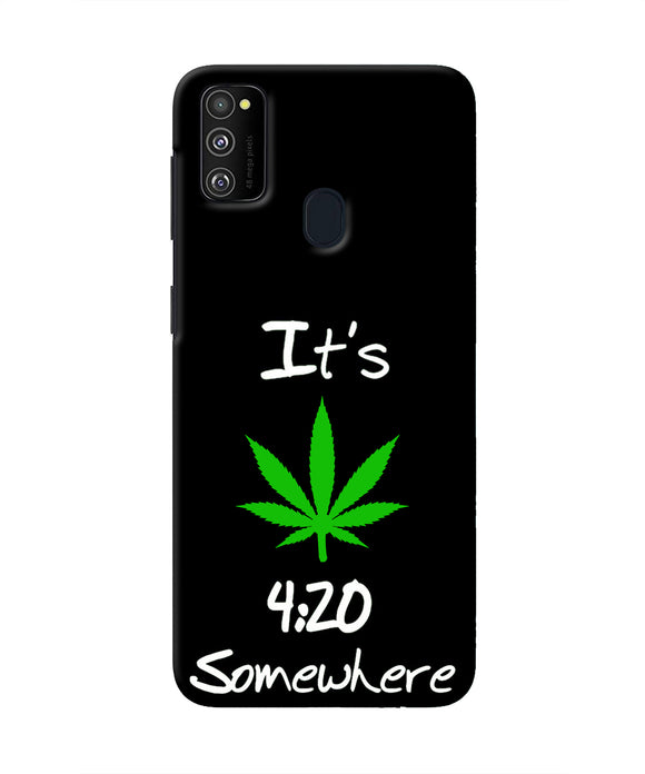 Weed Quote Samsung M30s Real 4D Back Cover