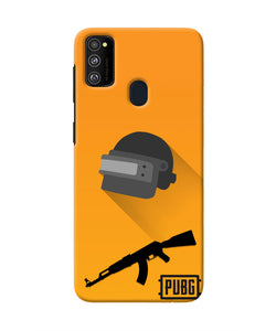 PUBG Helmet and Gun Samsung M30s Real 4D Back Cover