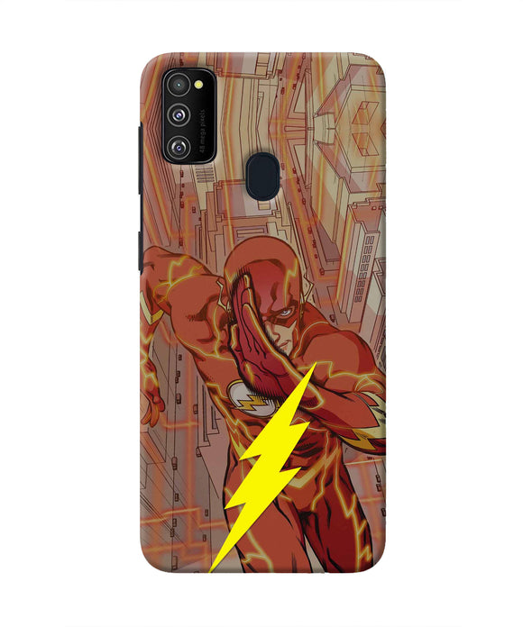 Flash Running Samsung M30s Real 4D Back Cover