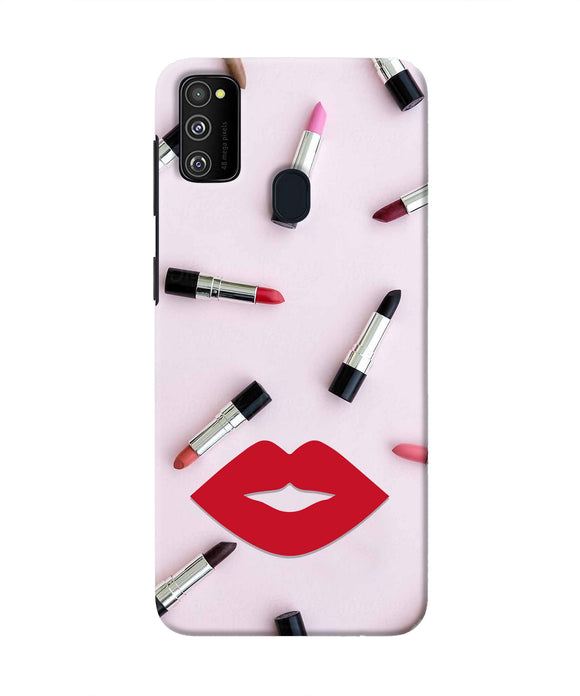 Lips Lipstick Shades Samsung M30s Real 4D Back Cover