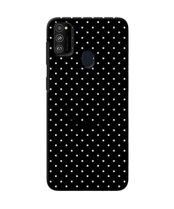 White Dots Samsung M30s Pop Case