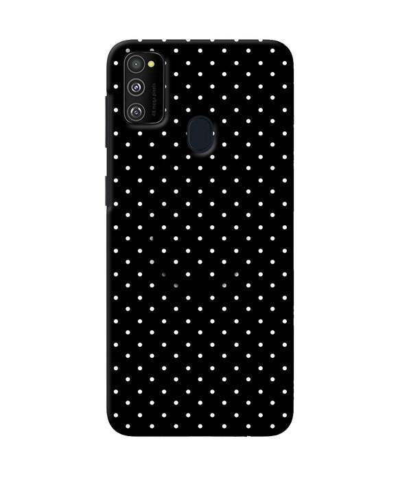 White Dots Samsung M30s Pop Case