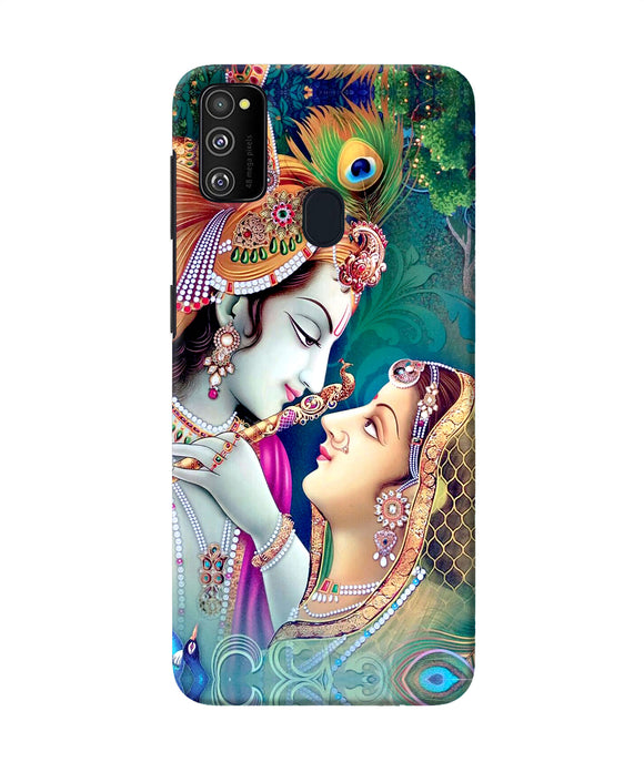 Lord Radha Krishna Paint Samsung M30s Back Cover