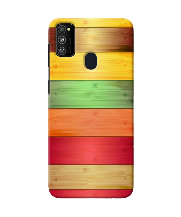 Wooden Colors Samsung M30s Back Cover