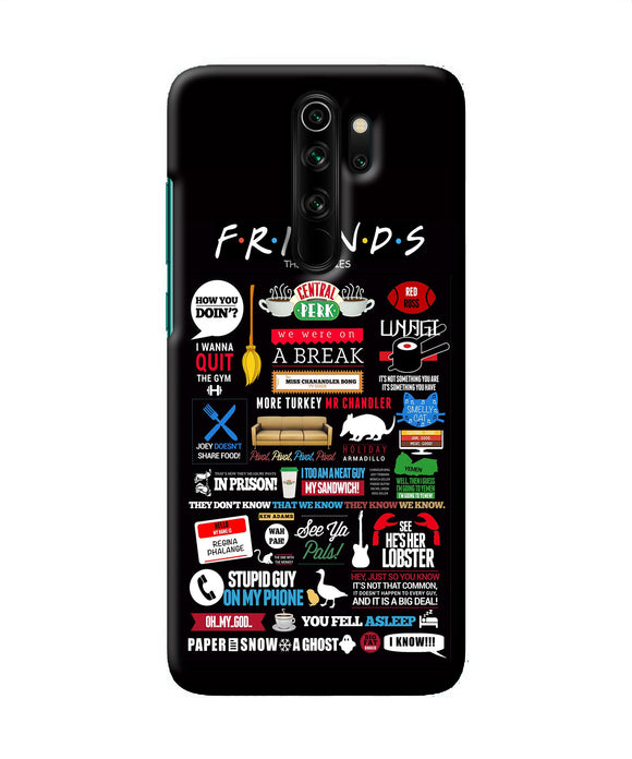 Friends Redmi Note 8 Pro Back Cover